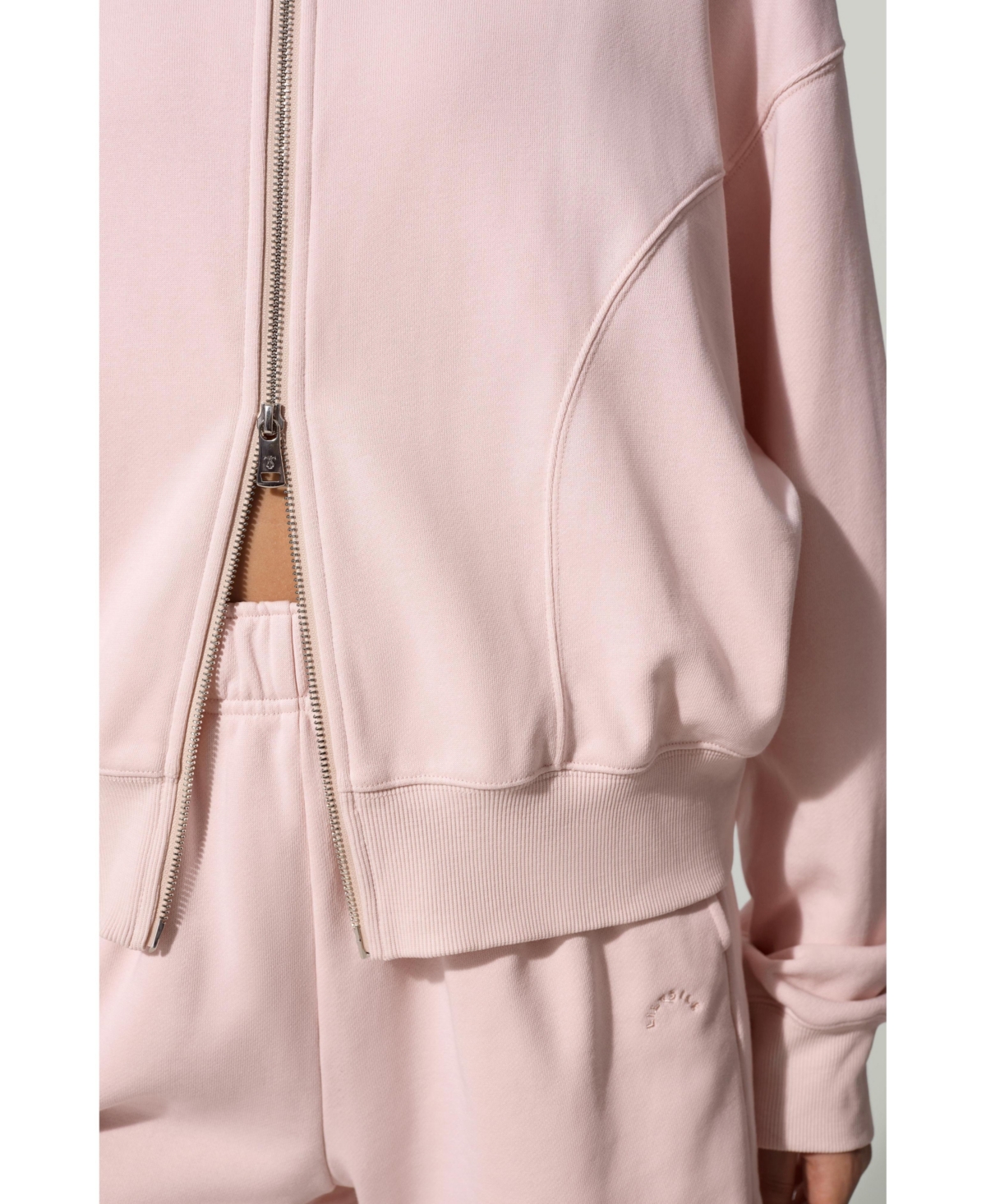 Lilysilk Silkerry Oversized Heirloom '89 Zip Stand Collar Jacket