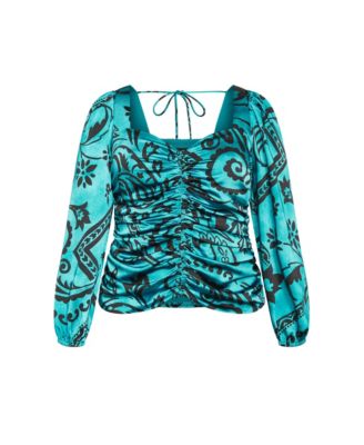 Plus Size Sienna Print Top