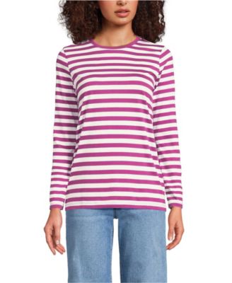 Women's Supima Cotton Long Sleeve Crewneck T-Shirt