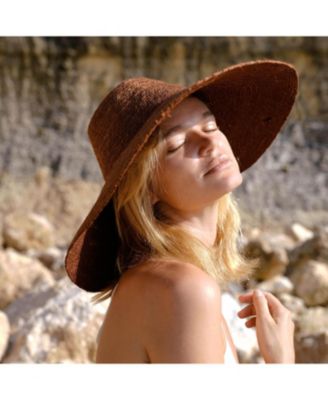 Riri Straw Hat in Burnt Sienna