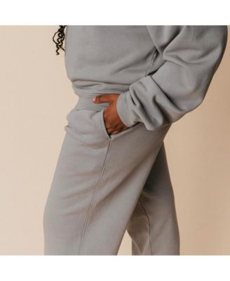 Women's Organic Cotton Teddy Cropped Pant