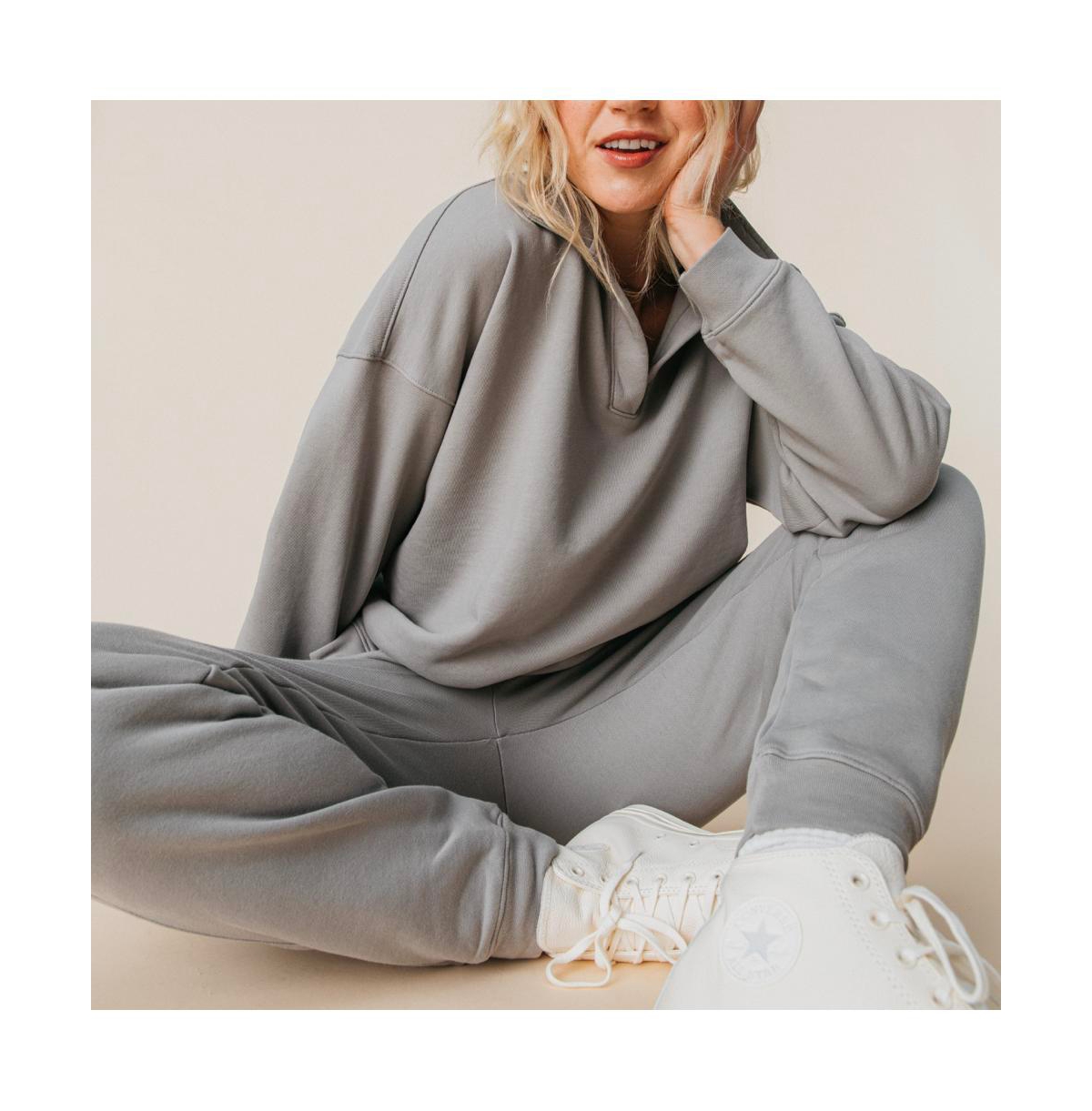 Ocio Women's Organic Cotton Teddy Polo Crew