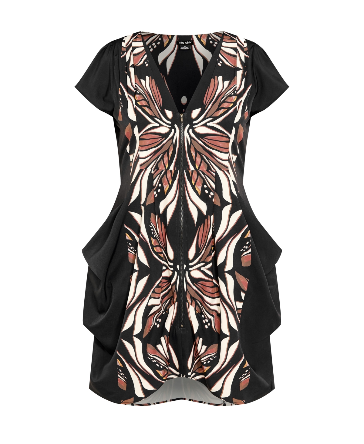 City Chic Women's Nadia Zip Tunic