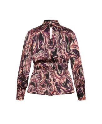 Women's Katya Ruched Peplum Top