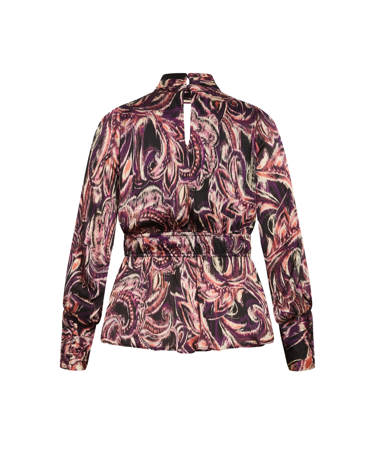 City Chic Women's Katya Ruched Peplum Top