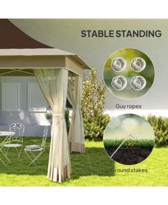 12 x 12 ft. Pop Up Canopy Tent, Inst Shelter,