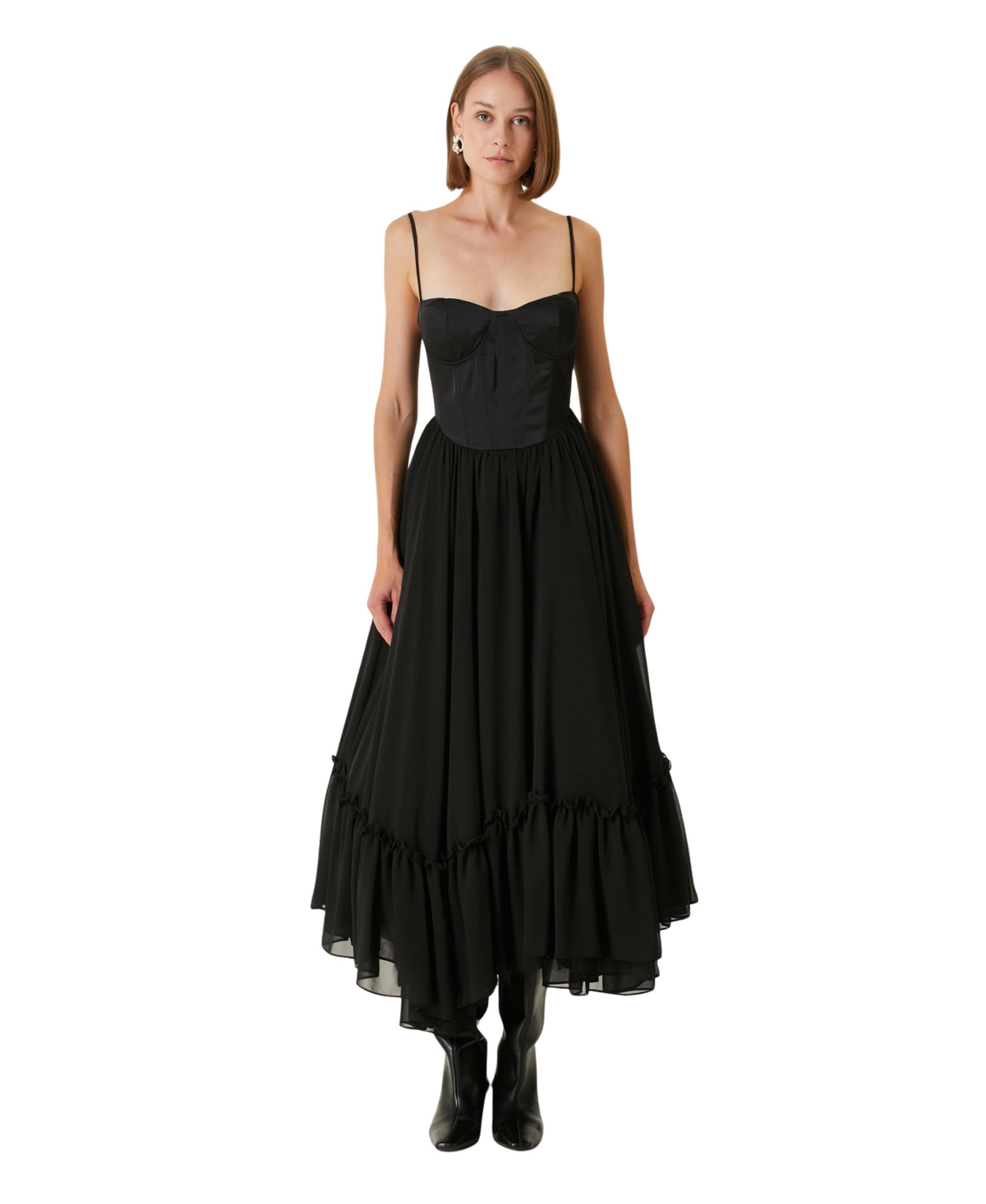 Pcfg Women's Nylon Swan Dress