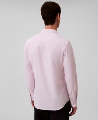 Men's Stretch Striped Slim Button-Down Shirt