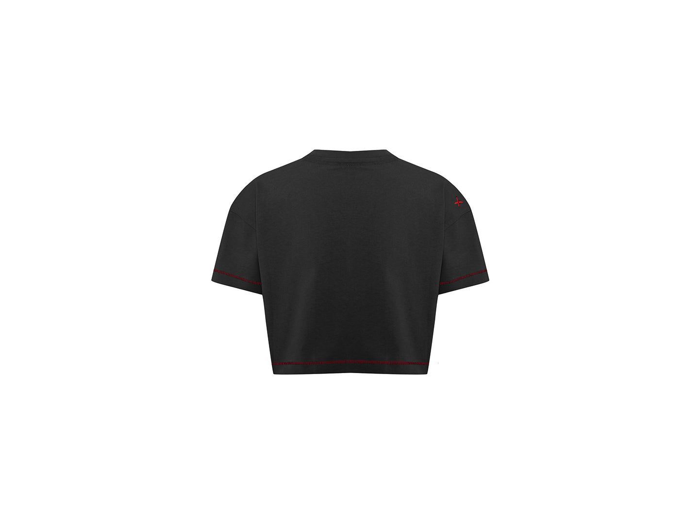 Женская футболка PCFG Cotton Crop, цвет: Чёрный — фото 6