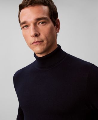 Men's Merino Wool Blend Turtleneck Sweater