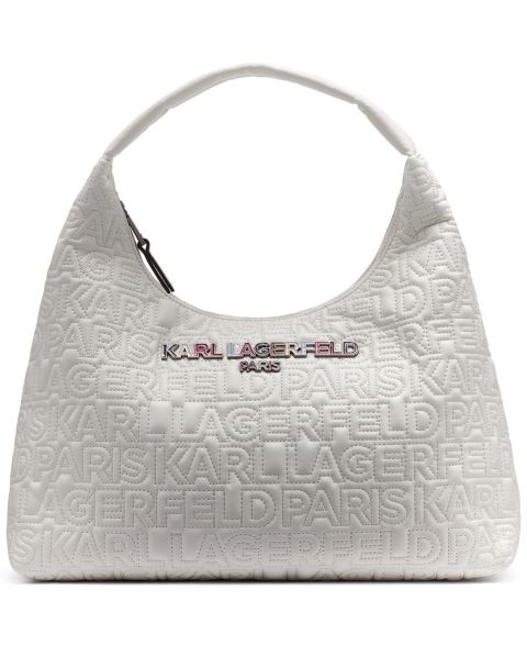 Женская сумка KARL LAGERFELD PARIS Voyage Large Hobo, цвет: Белый разноцветный