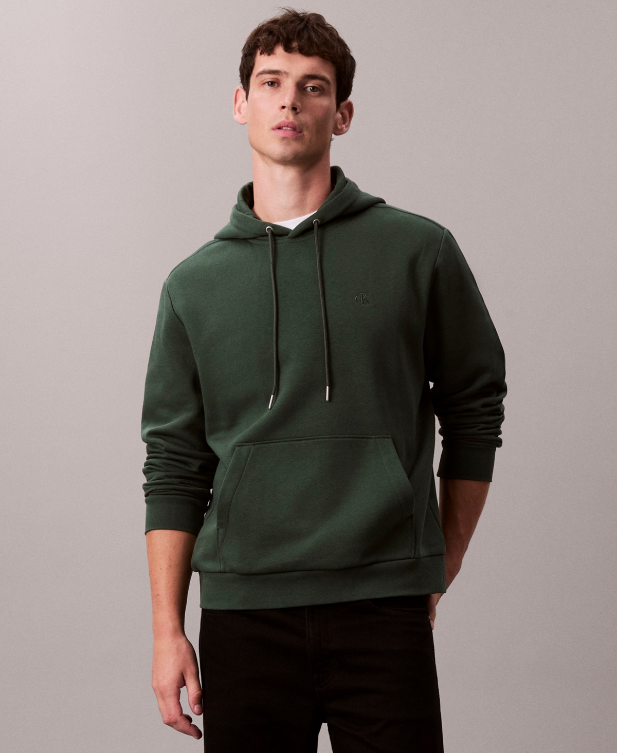 Calvin Klein Men's Archive Logo Long Sleeves Hoodie