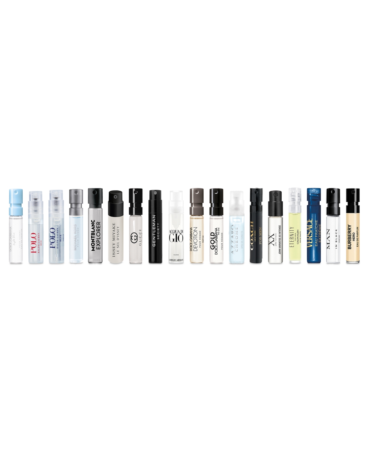 Created For Macy's 18-pc. Favorite Scents Sampler Set For Him In Transparent
