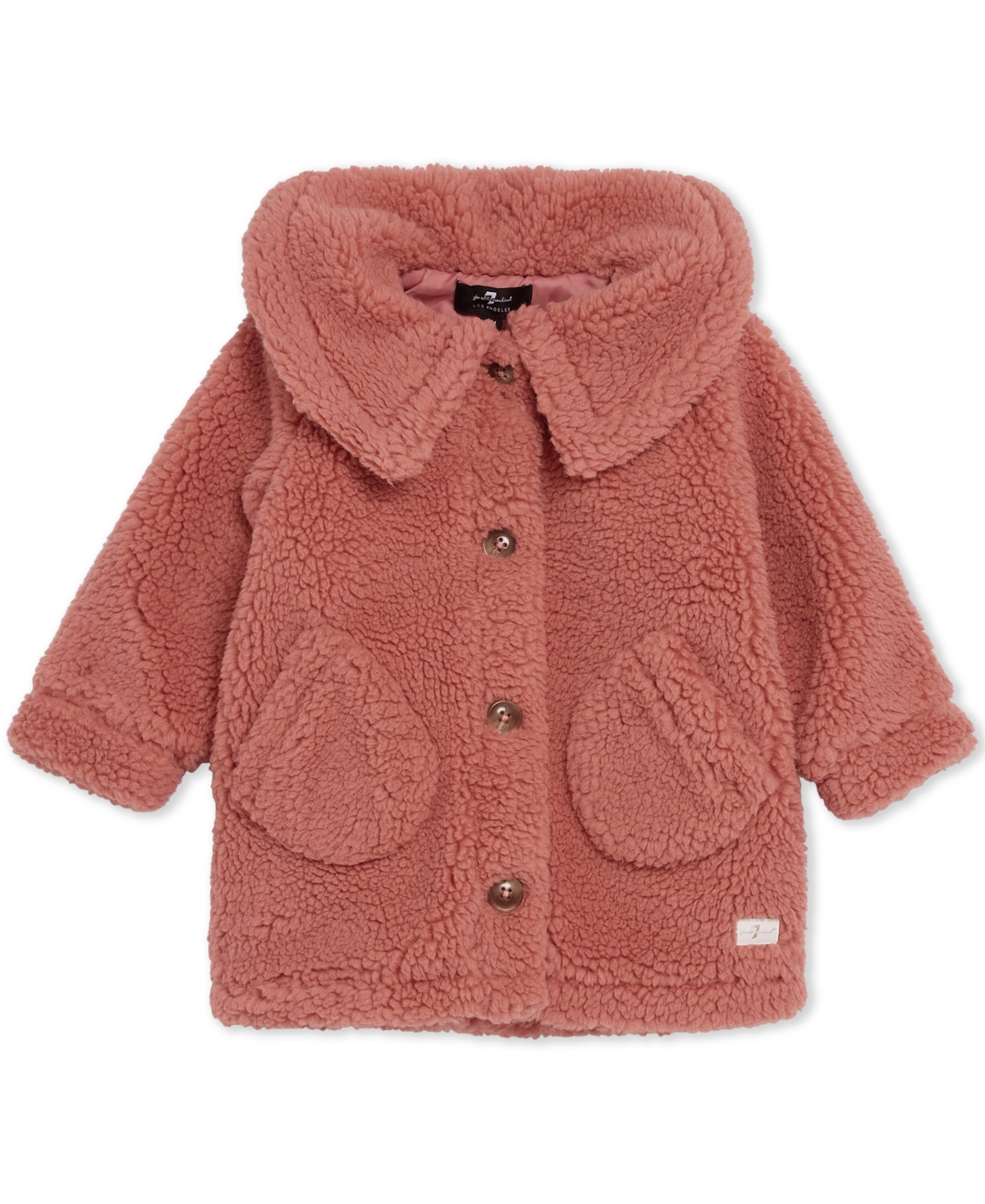 7 For All Mankind Baby Girls Long-sleeve Jacket, Top and Jeans, 3-Piece Set