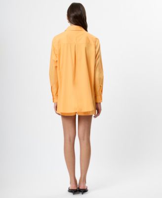 Women's Poplin Button-Down Top