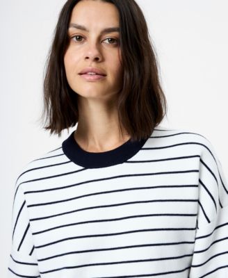 Women's Marley Knit Long-Sleeve Striped Sweater