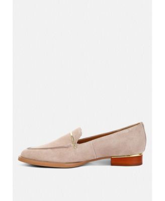 Womens Paulina Suede Slip On Loafers