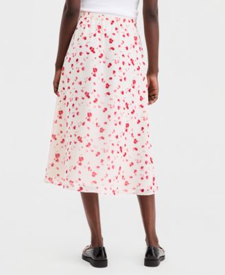 Women's Embellished Pull-On Midi Skirt, Macy's Exclusive