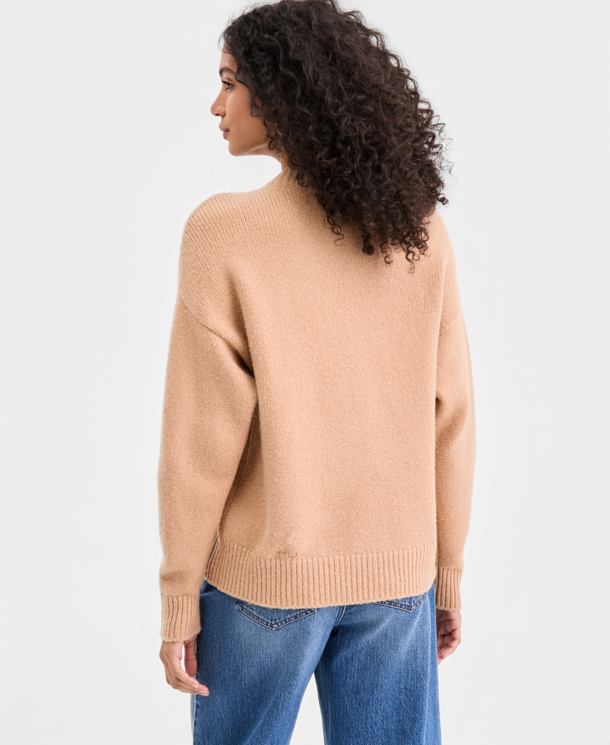 On 34th Women's Crewneck Heart Sweater, Macy's Exclusive