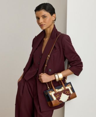 Mini Belting-Print Devyn Tote Bag