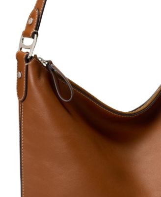 Large Smooth Leather Tasha Bucket Bag