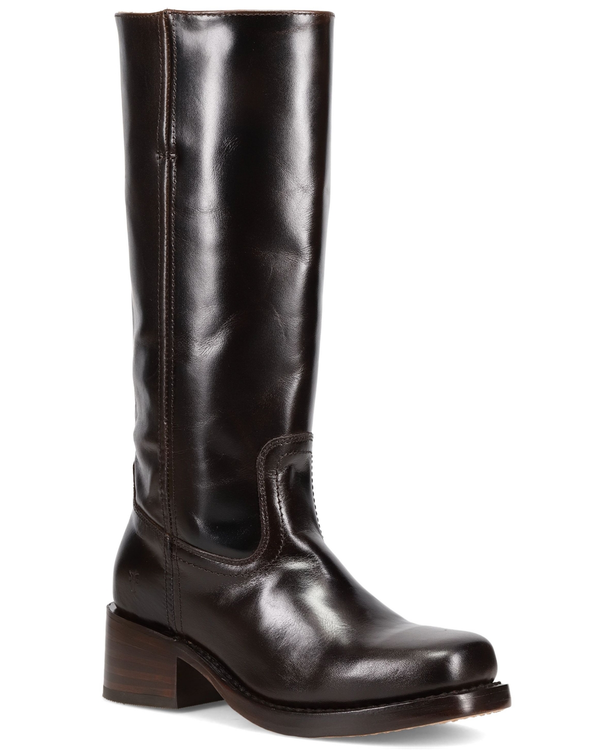 Frye Women's Campus 14l Leather Tall Boots In Black