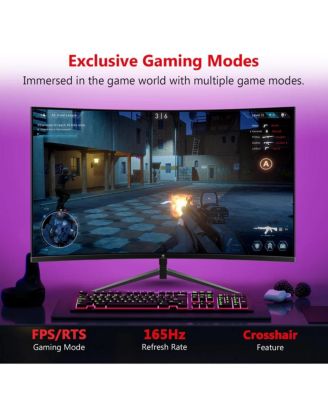 27 inch QHD 2K 2560 x 1440 165Hz 1ms Curved Gaming Monitor
