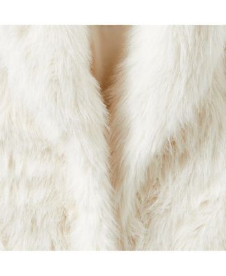 Girls Little/Big Zoe Faux Fur Jacket