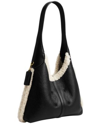 Brooklyn Medium Shearling Shoulder Bag 28