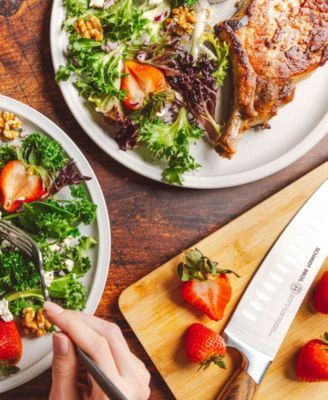 Zebra Wood 6-Pc. BBQ Knife Set