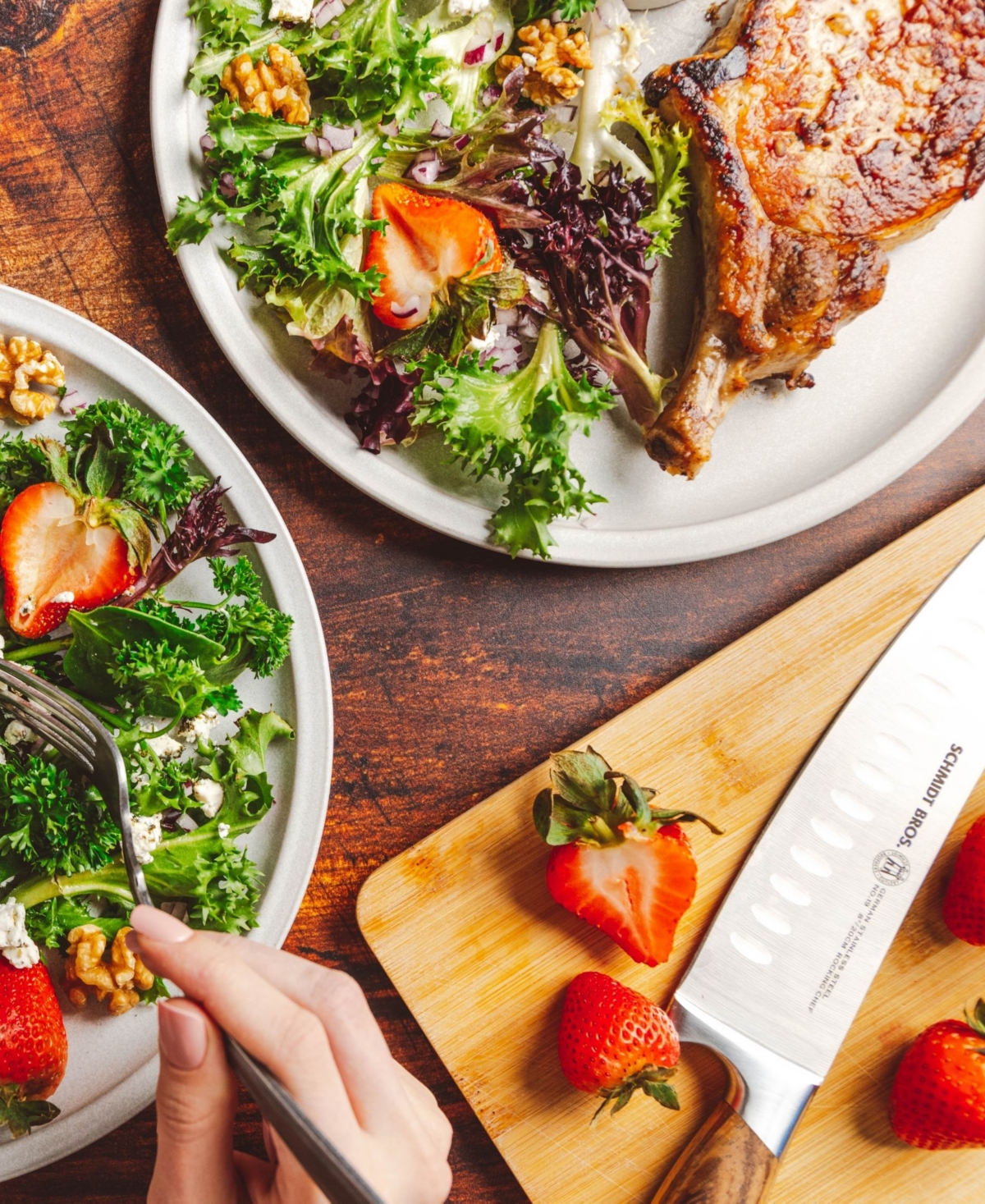 Schmidt Brothers Zebra Wood 6-Pc. Bbq Knife Set