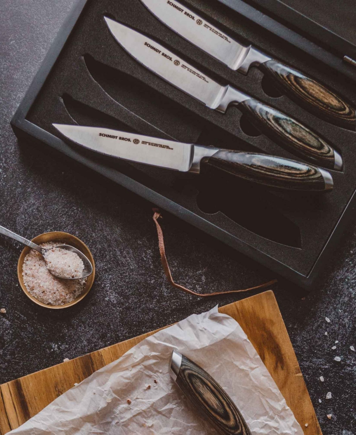 Schmidt Brothers Bonded Ash 4-Pc. Steak Kinfe Set