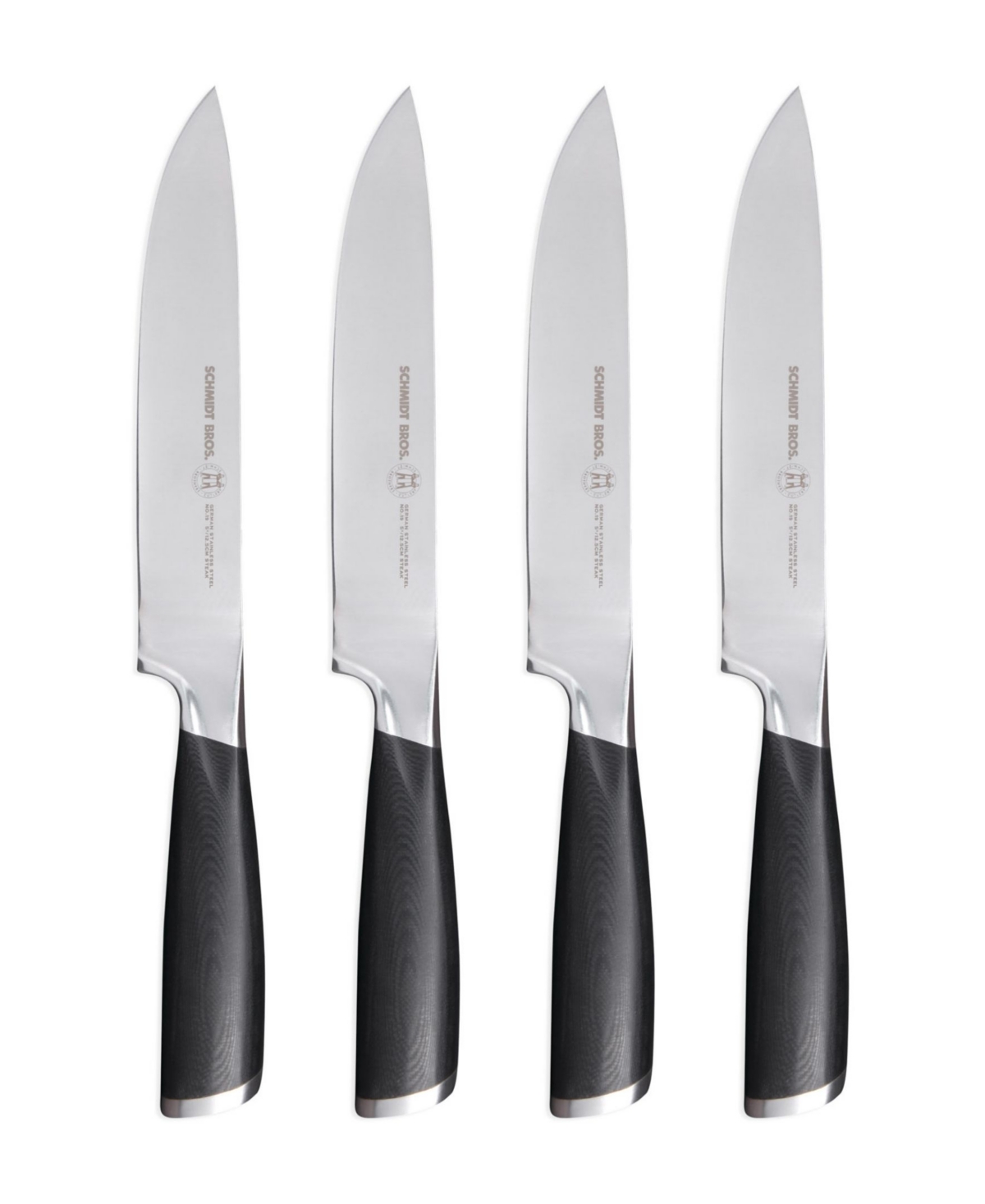Schmidt Brothers Heritage 4-pc. Steak Knife Set In Black