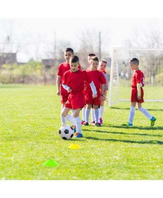 Outdoor Recreation & Sports Gear 8' x 6' Soccer Goal with Ground Stakes and Soccer Cones
