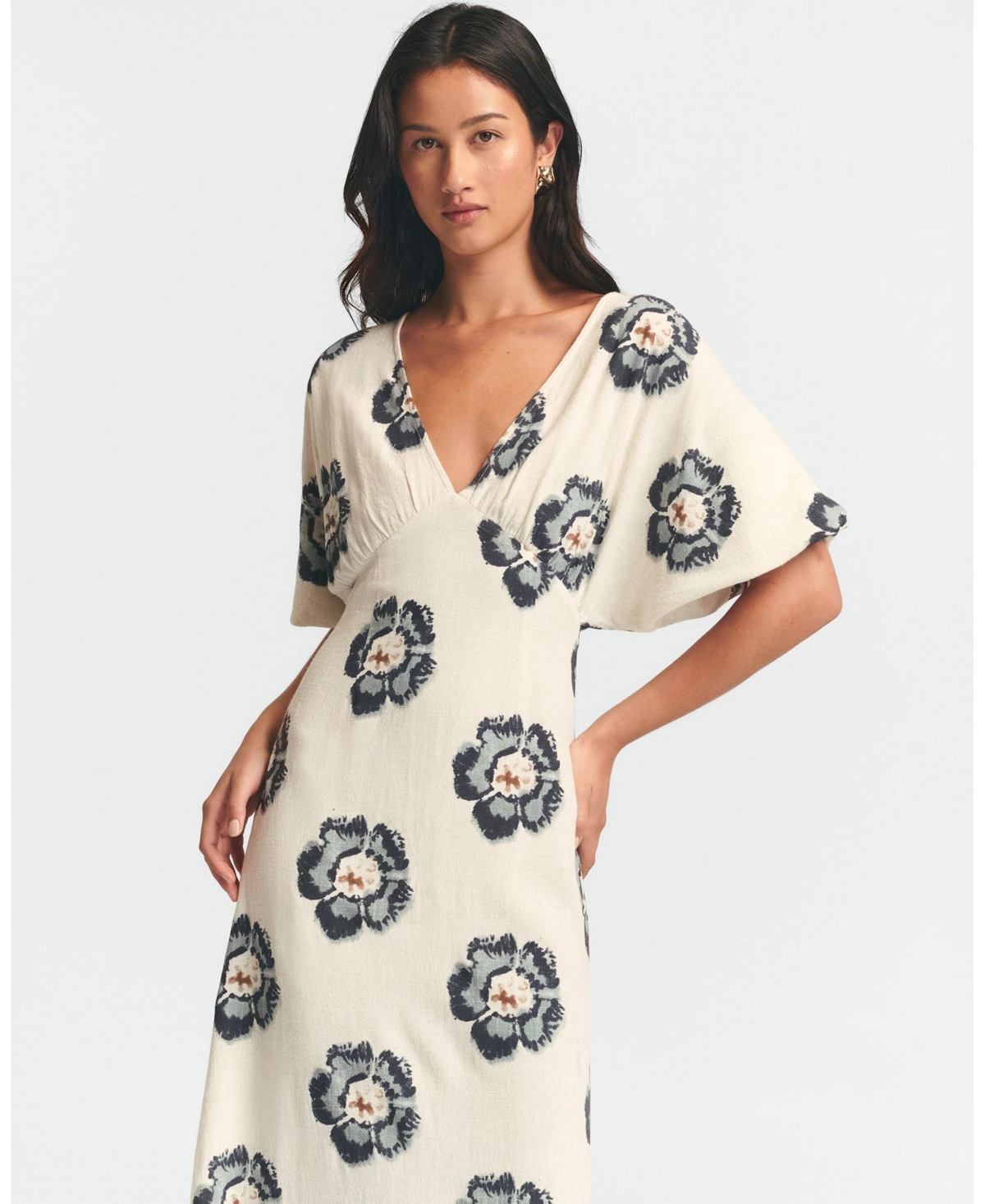 St Mrlo Women's St Marlo Palm Midi Dress