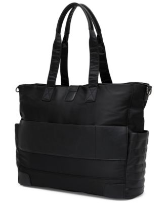 Voyage 14.5" Twill and Faux Leather Weekender Tote Bag