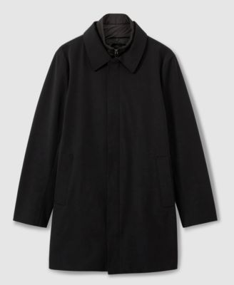 Men's Hybrid Removable Funnel Neck Overcoat