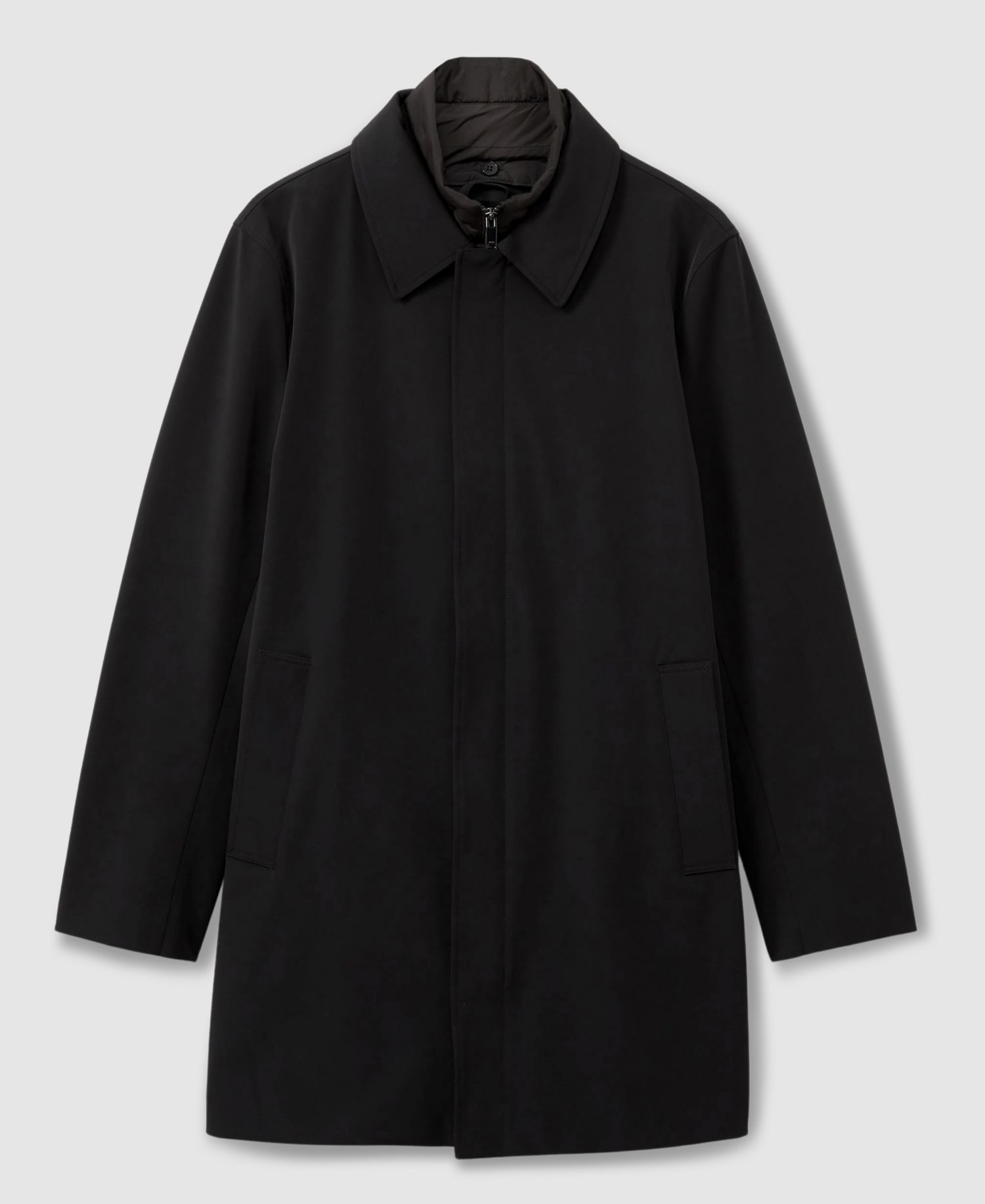 Men's Logan Hybrid Removable Funnel Neck Overcoat