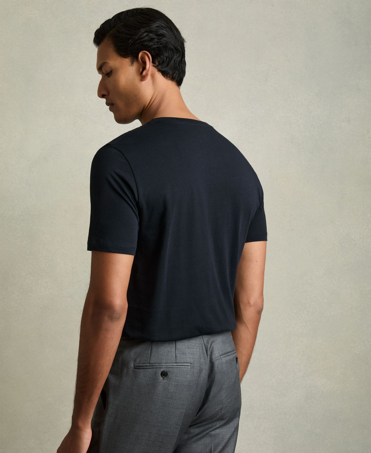 Мужские футболки REISS Bless 3-Pack Tailored-Fit Cotton Crew-Neck, цвет: Разноцветный — фото 6