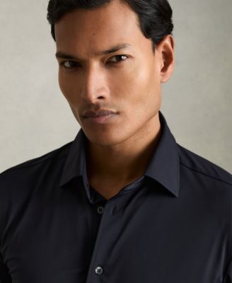 Men's Long-Sleeve Travel Dress Shirt