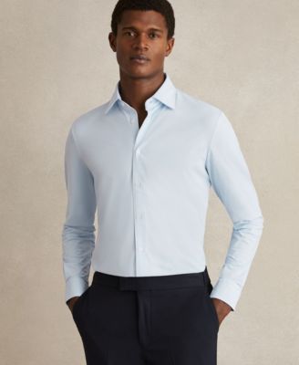 Men's Long-Sleeve Travel Dress Shirt