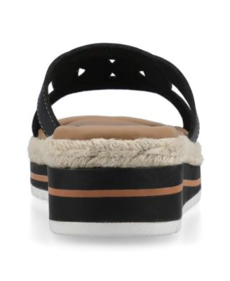 Women's Rosalinda Slip On Open Toe Espadrille Sandals