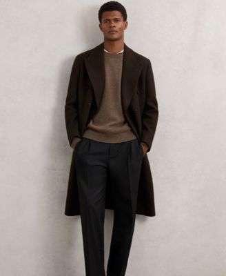 Men's Wool-Cashmere Reverse-Seam Sweater