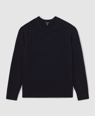 Men's Wool-Cashmere Reverse-Seam Sweater