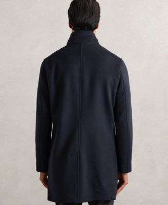 Men's Wool-Blend Gilet-Insert Coat