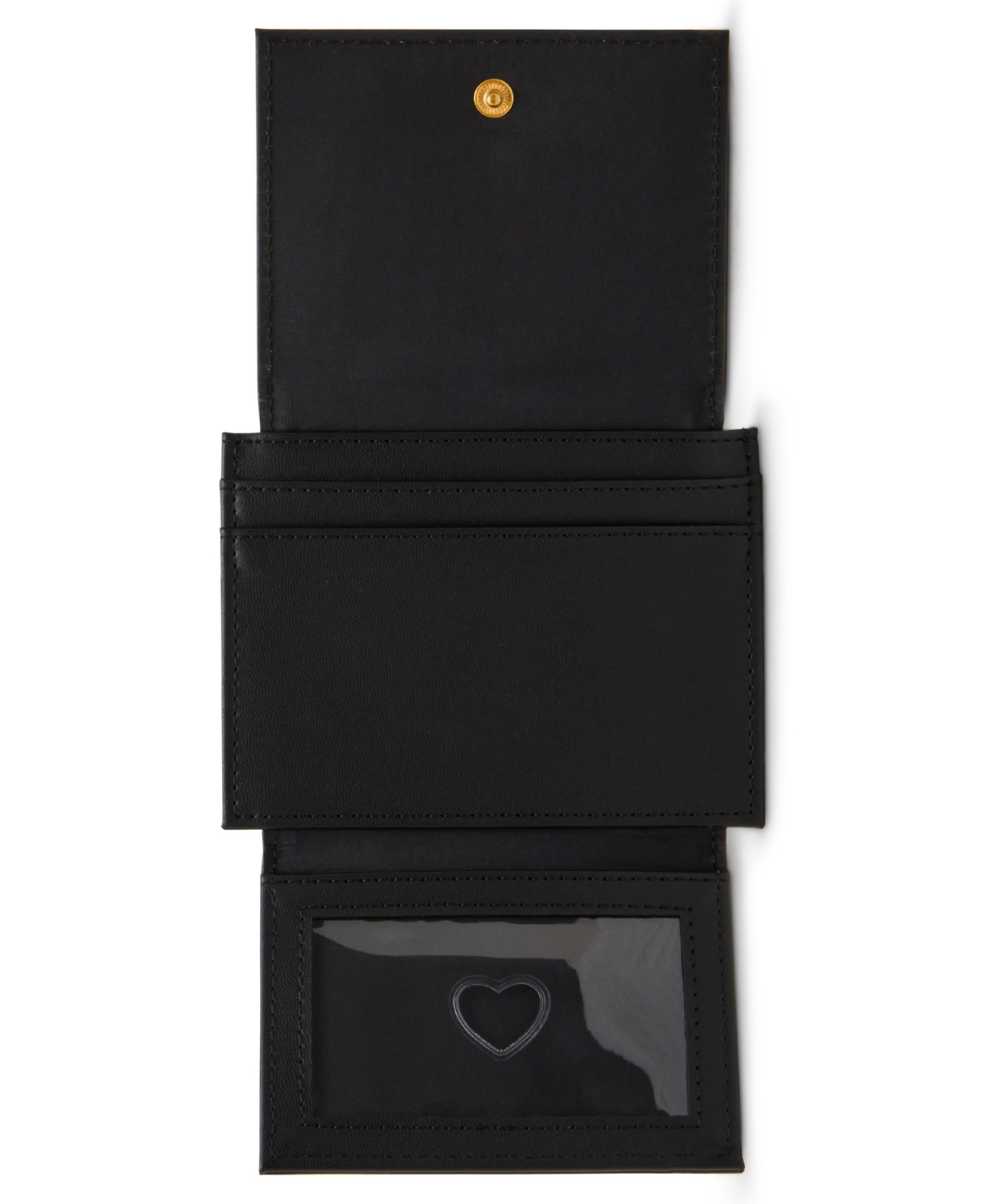 Betsey Johnson Mini Celestial Bifold Wallet In Black