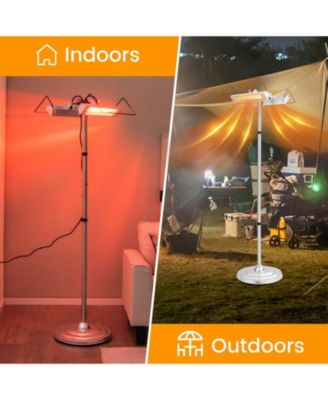 1500W Standing Electric Heater With Double-sided Heating.