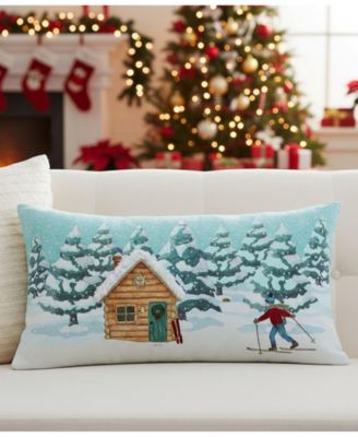 Alpine Holiday Decorative Pillow, 14" x 24"