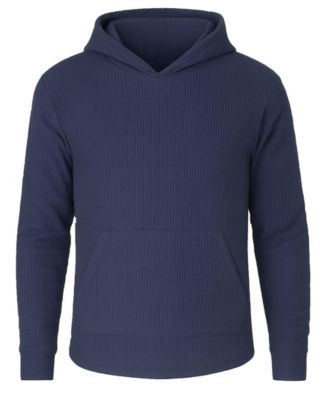 Men's Waffle Knit Thermal Pull-On Hoodie