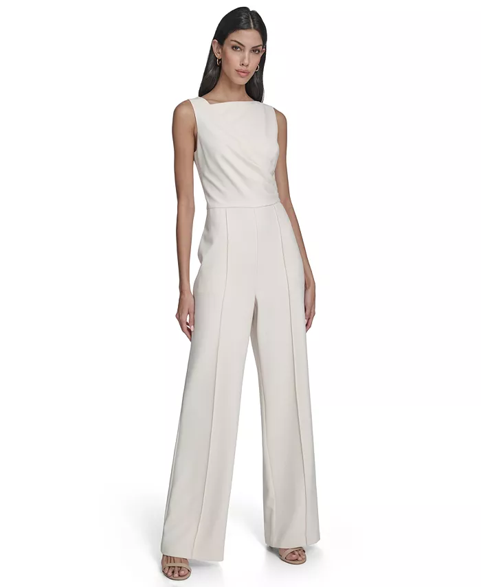 Women's Signature Stretch Boat Neck Jumpsuit